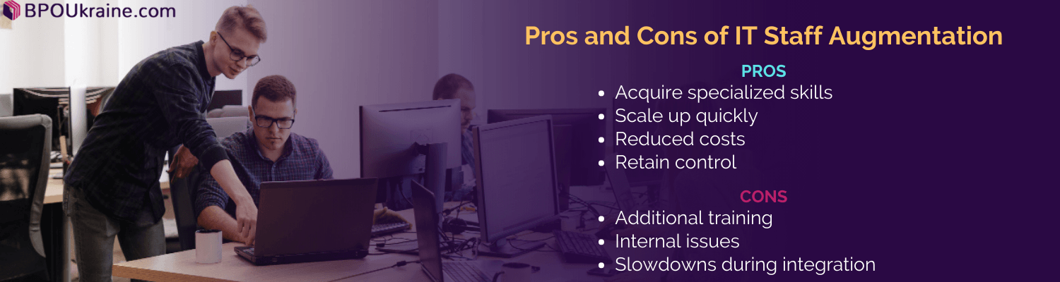 it staff augmentation pros and cons